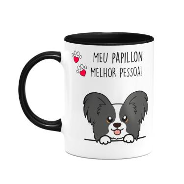 Imagem de Caneca Dog - Meu Papillon, melhor pessoa! B-black - M2