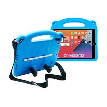 Imagem de FIREVASE Capa infantil para iPad 9ª/8ª/7ª geração (2021/2020/2019) 10,2 polegadas, iPad Air 3 de 10,5 polegadas, iPad Pro de 10,5 polegadas (2017), leve à prova de choque para iPad de 10,2
