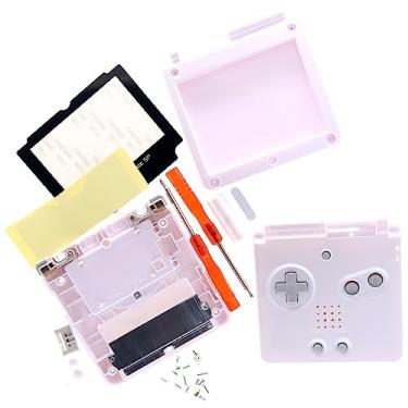 Imagem de Kit de carcaça completa Deal4GO com botões de substituição de chave de fenda para Game Boy Advance SP GBA SP AGS-001 (branco)