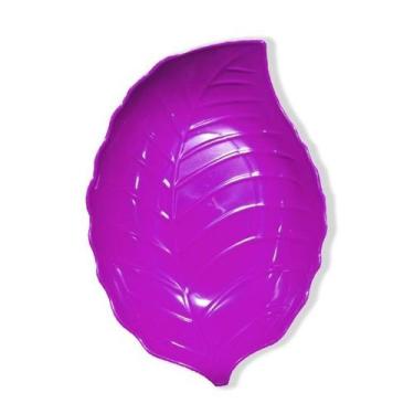 Imagem de Petisqueira Plástica com Formato de Folha Escolha a Cor - Pratika, Rox