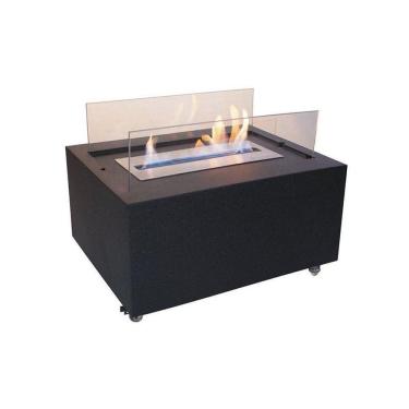 Imagem de Lareira Mesa de Centro Ecológica A Álcool 92° Preto Classe A