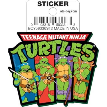 Imagem de Ata-Boy Adesivo de 7,6 cm com logotipo da equipe Tartarugas Ninja Teenage Mutant