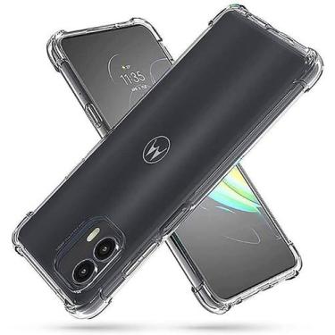 Imagem de Capa Capinha Antishock em TPU Moto G53 Transparente - HREBOS