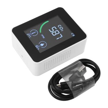 Imagem de Medidor de qualidade do ar 3 em 1 Infravermelho NDIR CO2 Monitore o testador de umidade da temperatura para o escritório de carros de carros de carro hotel hotel restaurante