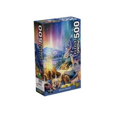 Imagem de Quebra-cabeça 500 Peças Aurora Boreal Puzzle - Grow