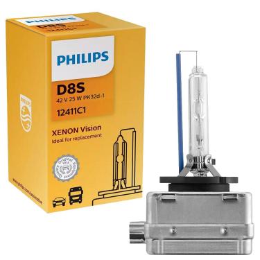 Imagem de Lâmpada Philips Xênon Vision D8S 42V 25W PK32d-1 Farol