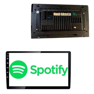 Imagem de Aparelho de Som Automotivo MP5 Central Multimídia Universal Android 8.1 Tela 9' HT-9100 capta rádio FM entradas USB SD Card Auxiliar Bluetooth Espelhamento sem fio