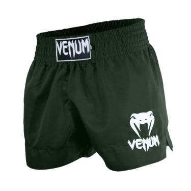 Imagem de Short Muay Thai Venum Classic Verde Military - XGG-Unissex