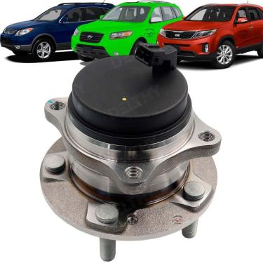 Imagem de Cubo De Roda Traseira Hyundai Santa Fé 4X4 Veracruz Sorento