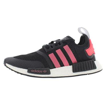 Imagem de adidas Originals NMD_R1 Core Preto/Sinal Rosa/Calçado Branco 8 D (M), Núcleo preto/sinal rosa/calçado branco