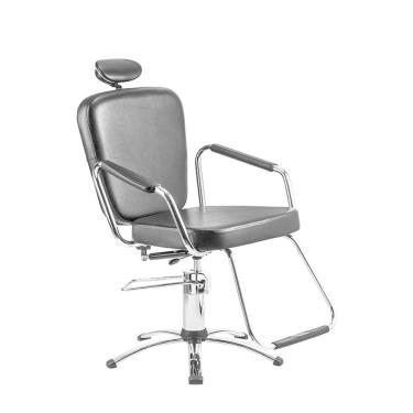 Imagem de Cadeira Salão Beleza Reclinável Hidráulica Preta Nix Dompel