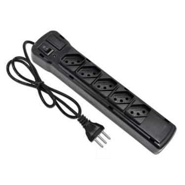 Imagem de Filtro de linha Fiolux 5 tomadas botão liga/desliga