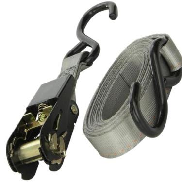 Imagem de Cinta Amarração C/ Catraca Apertar Carga 680kg 4metros Barco - Straps,