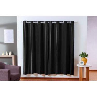 Imagem de Cortina Blackout Corta Luz 2,80 X 3,00 Antimofo Sala Quarto Cozinha - 
