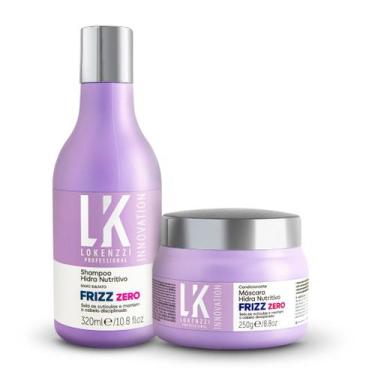 Imagem de Kit Lokenzzi Frizz Zero Shampoo + Mascara Hidra Nutritivo