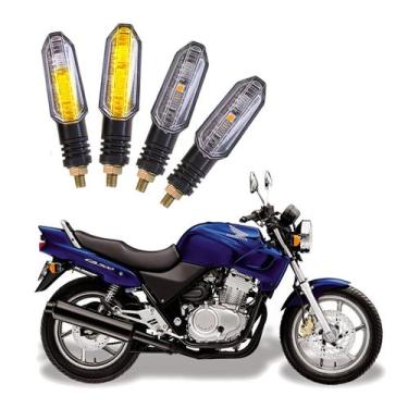Imagem de Kit 4 Setas Sequenciais Pisca de Led Universal Modelo P50S Moto CB 500