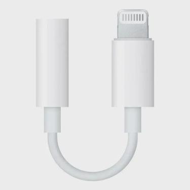 Imagem de Adaptador De Áudio P2 (3,5mm) Lightning Para Iphone Música Chamadas - 