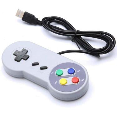 Imagem de Controle USB para PC Android Win Linux Super NES Retro - ALTO