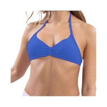 Imagem de Top De Sutiã Halter Com Tiras Finas E Suporte Alto Para Mulheres, Sem 