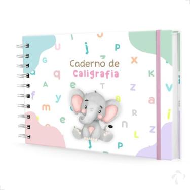 Imagem de NISTI PRINT, Caderno De Caligrafia com Atividades Capa Dura Elefantinha
