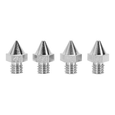 Imagem de Jectse Alloy 3D Printer Nozzle Set 0.2mm 0.4mm 0.6mm 0.8mm, Alta Resistência, Ampla Compatibilidade, Conexão Sem Emenda, Condutividade de Calor Rápida, PLA ABS PETG, 3D Printer Nozzle