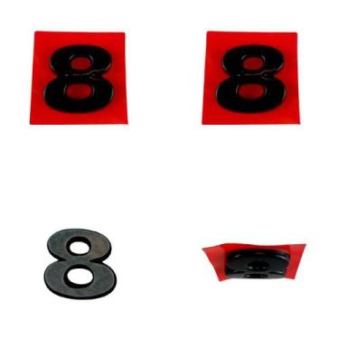 Imagem de Número 8 Adesivo De Emblema Letreiro Carro Moto Caminhão - Marcon