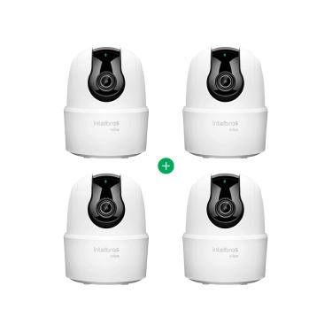 Imagem de Kit Câmera de Vídeo Wi-Fi Full HD Intelbras IME 360 C - 4 Unidades