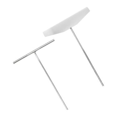 Imagem de IEUDNS Kit de espalhador e espátula de crepe de aço inoxidável, utensílio para cozinhar panquecas em formato de T, espalhador de massa para sala de jantar, Torneira de 13 Cm de