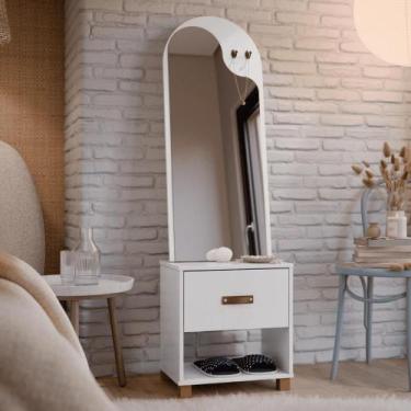 Imagem de Penteadeira toucador Monaco branco - CASA H