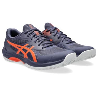 Imagem de Tênis ASICS Game Ff Saibro/Oc - Masculino - Azul/Laranja - tam: 43