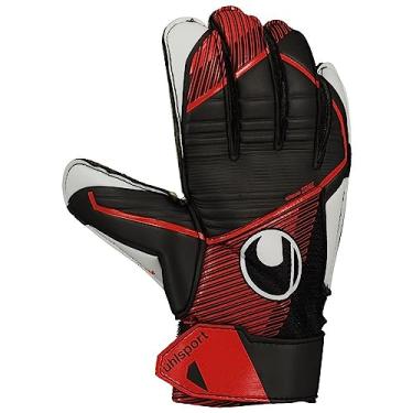 Imagem de Luva de Goleiro Uhlsport Powerline Starter Soft Preto/Vermelho Tamanho 10