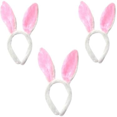 Imagem de Kit 3 Tiaras Arco De Coelho Com Led Fantasia Páscoa - Bela Import