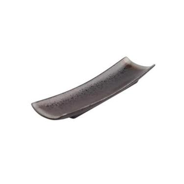 Imagem de prato de lanche Tigelas de cerâmica para imersão, prato molho soja, utensílios mesa para uso doméstico e em restaurantes tigela de sopa(Preto)