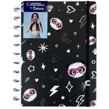 Imagem de Caderno Inteligente Pandalu Star Tamanho Grande Capa Dura Deluxe Discos Universitário Escolar