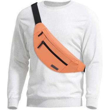 Imagem de MAXTOP Pochete grande, essencial de viagem para mulheres e homens, bolsa transversal, presente de corredor para viagens, ciclismo, caminhada, Laranja, Large