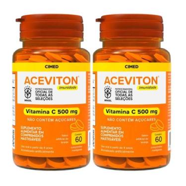Imagem de Kit 2Un Vitamina C Aceviton Imunidade 60 Comprimidos - Cimed