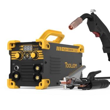 Imagem de TOOLIOM 135A Mini MIG Welder Flux Core 110V MIG Welder Gasless Flux MIG/Lift TIG/Stick 3 em 1 máquina de solda portátil