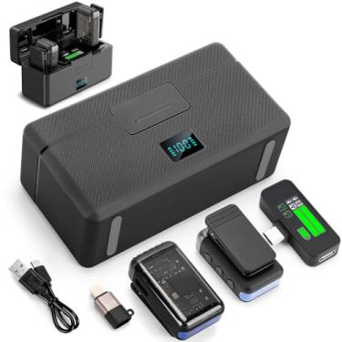 Imagem de Microfone Lapela, Microfone Lapela sem Fio, Microfone de Lapela Profissional Sistema