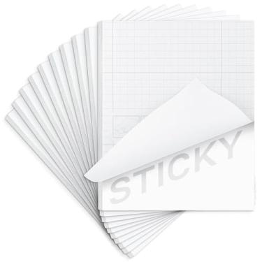 Imagem de Golden State Art, Placas autoadesivas de espuma branca de 20 x 25 cm, pacote com 10 placas de espuma autoadesivas, leves, mas resistentes para projetos, imagens, decorações e exibição de artesanato