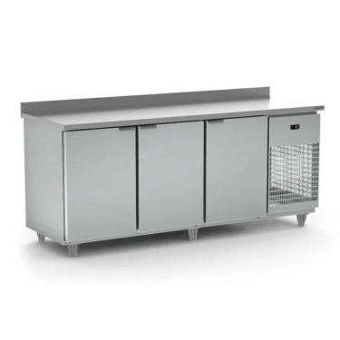 Imagem de Balcão Serviço Refrigerado 2,00m Inox sem Cuba BSR2000 220v – Refrimate