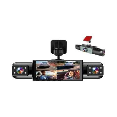 Imagem de Mini Câmera Veicular DVR De 4 Canais Com Visão Noturna, Monitoramento 