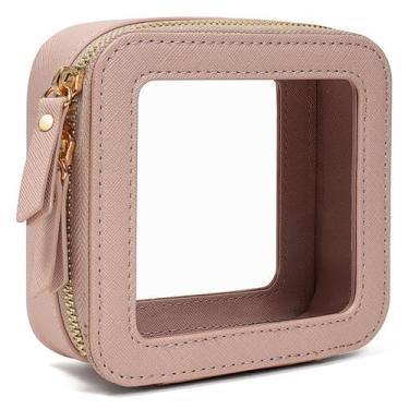 Imagem de Bolsa de maquiagem LETGO Clear TSA Approved Toalete Mini Nude