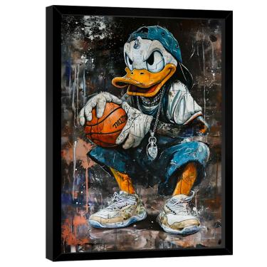 Imagem de Quadro Decorativo Donald Basquete