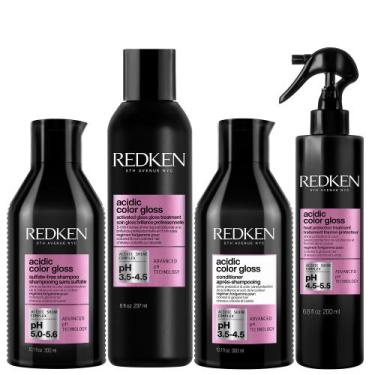 Imagem de Conjunto de shampoo e condicionador Redken Acidic Color Gloss