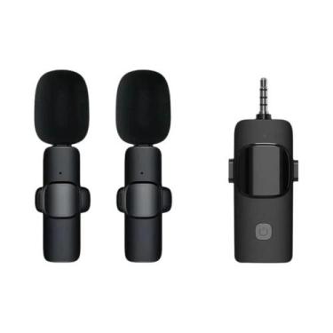 Imagem de Microfone Lavalier Sem Fio 3 Em 1 Para iPhone E Android, Microfone De 