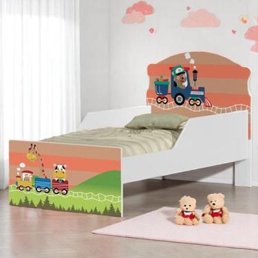 Imagem de Cama infantil trenzinho - kids Mobili