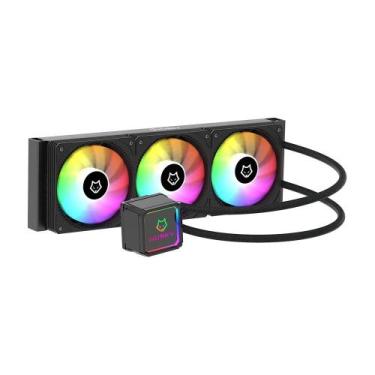 Imagem de Water Cooler Husky Freezy, Iluminação ARGB, 360mm, AMD e Intel, Preto 