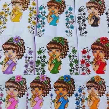 Imagem de Pano de Prato com Bainha Bonecas Narizinho 50x73cm - Nova Era - 100% A