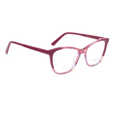 Imagem de Óculos Armação Ana Hickmann Ah60024 C01 Vinho Mesclado
