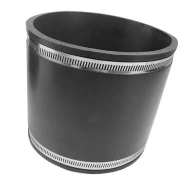 Imagem de Gralara Acoplador de Manguito Flexível Manguito Flexível com Braçadeiras para Acessórios de Substituição de Máquinas, 160 Mm X 170 Mm X